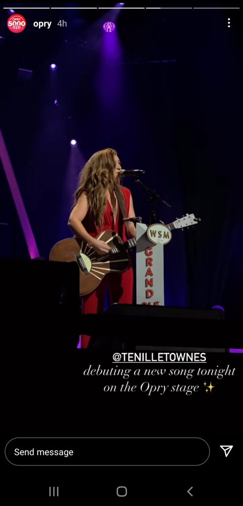 The Grand Ole Opry IG Story live