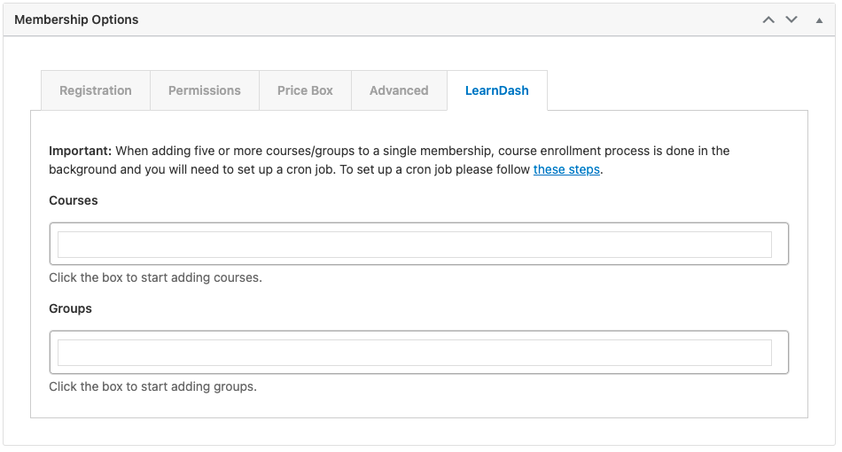 memberpress options learndash