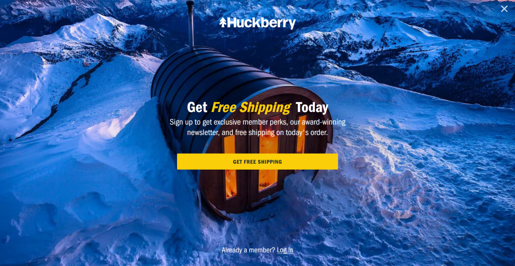 Huckberry membership offer