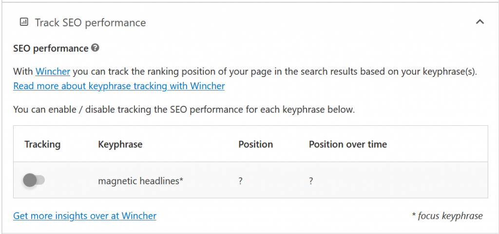 yoast tracking