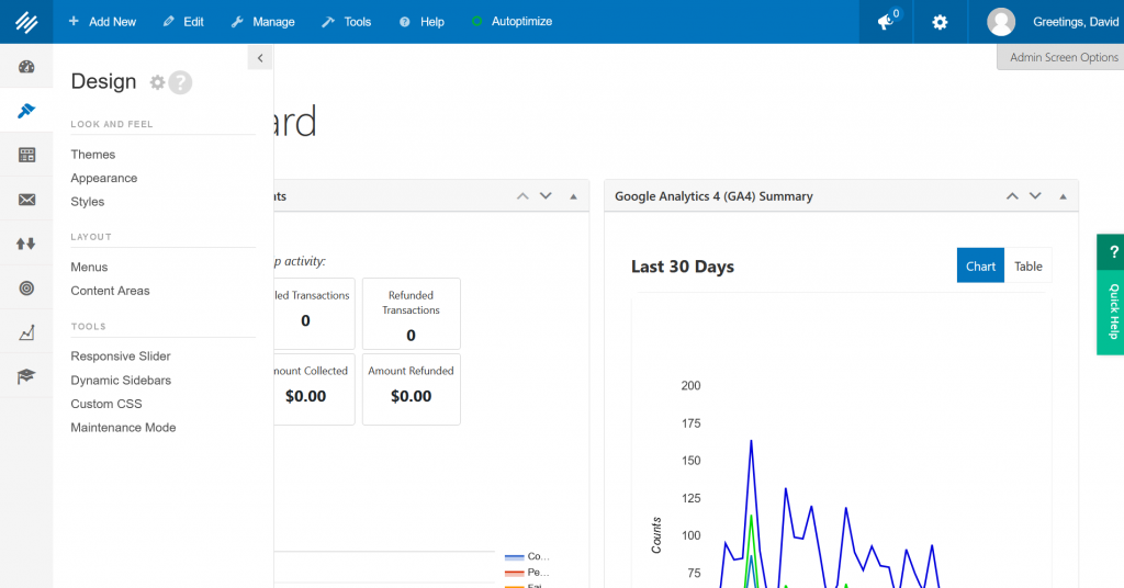 RMP dashboard